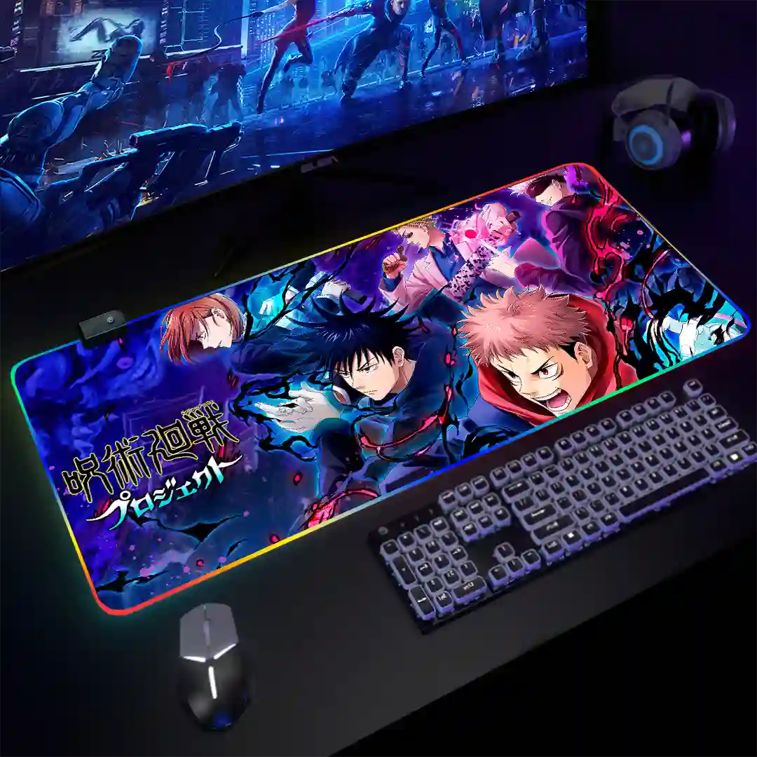 Mousepad Gamer Jujutsu Kaisen RGB/sin RGB Antideslizante 11 - Imagen 3
