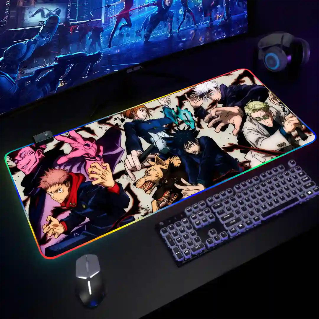 Mousepad Gamer Jujutsu Kaisen RGB/sin RGB Antideslizante 12 - Imagen 3