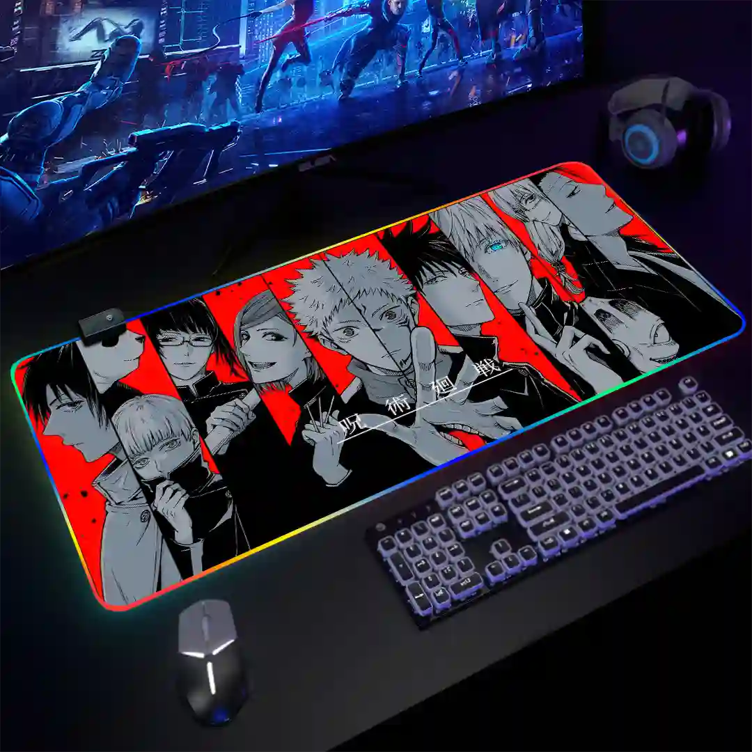 Mousepad Gamer Jujutsu Kaisen RGB/sin RGB Antideslizante 13 - Imagen 3