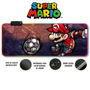 Mousepad Gamer Mario Bross RGB/sin RGB Antideslizante 17