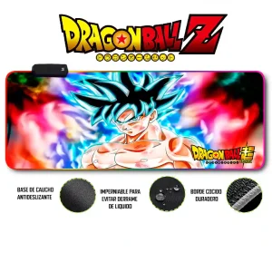 Mousepad Gamer Dragon ball RGB/sin RGB Antideslizante 18