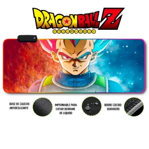 Mousepad Gamer Dragon ball RGB/sin RGB Antideslizante 19