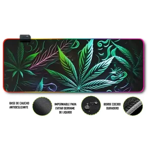 Mousepad Gamer Planta RGB/sin RGB Antideslizante 19