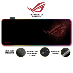 Mousepad Gamer Asus RGB/sin RGB Antideslizante 02