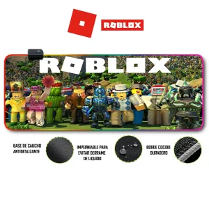 Mousepad Gamer Roblox RGB/sin RGB Antideslizante 02