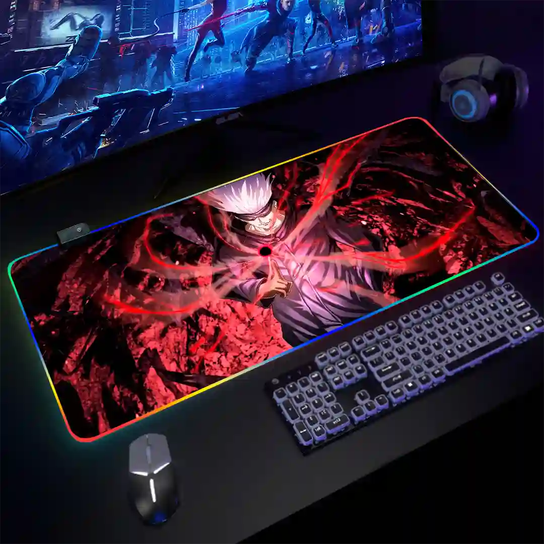 Mousepad Gamer Jujutsu Kaisen RGB/sin RGB Antideslizante 02 - Imagen 3