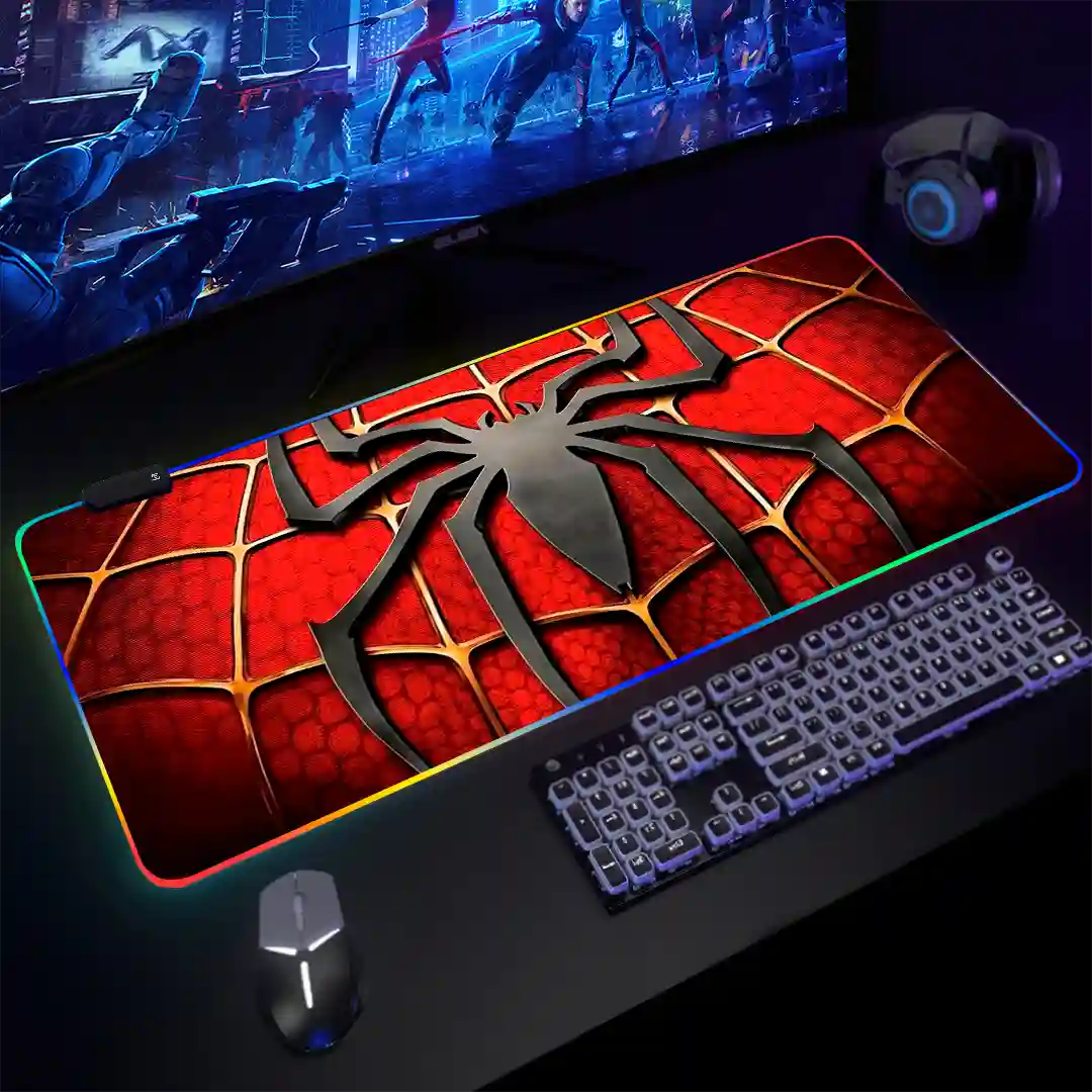 Mousepad Gamer Spiderman RGB/sin RGB Antideslizante 02 - Imagen 3