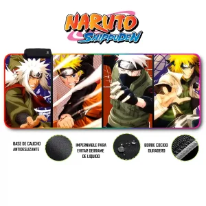 Mousepad Gamer Naruto RGB/sin RGB Antideslizante 21