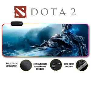 Mousepad Gamer Dota2 RGB/sin RGB Antideslizante 21