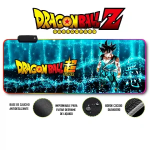 Mousepad Gamer Dragon ball RGB/sin RGB Antideslizante 22