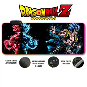 Mousepad Gamer Dragon ball RGB/sin RGB Antideslizante 23