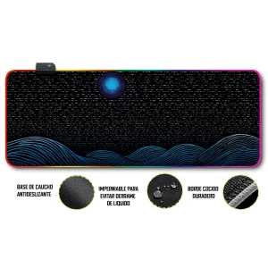 Mousepad Gamer Pixel arte RGB/sin RGB Antideslizante 23
