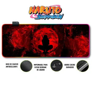 Mousepad Gamer Naruto RGB/sin RGB Antideslizante 24