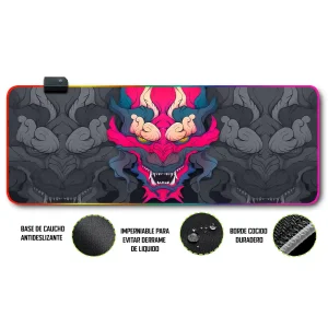 Mousepad Gamer Dragon RGB/sin RGB Antideslizante 26
