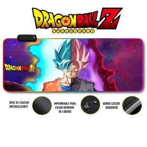 Mousepad Gamer Dragon ball RGB/sin RGB Antideslizante 26