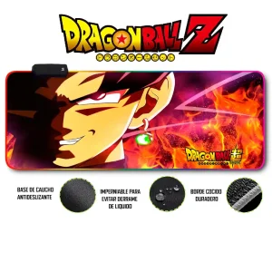 Mousepad Gamer Dragon ball RGB/sin RGB Antideslizante 27