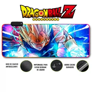 Mousepad Gamer Dragon ball RGB/sin RGB Antideslizante 28