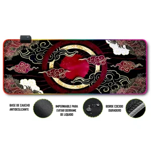Mousepad Gamer Arte Japones RGB/sin RGB Antideslizante 29