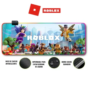 Mousepad Gamer Roblox RGB/sin RGB Antideslizante 03