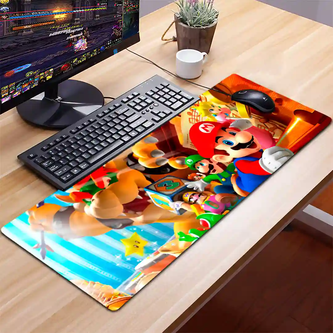 Mousepad Gamer Mario Bross RGB/sin RGB Antideslizante 03 - Imagen 2