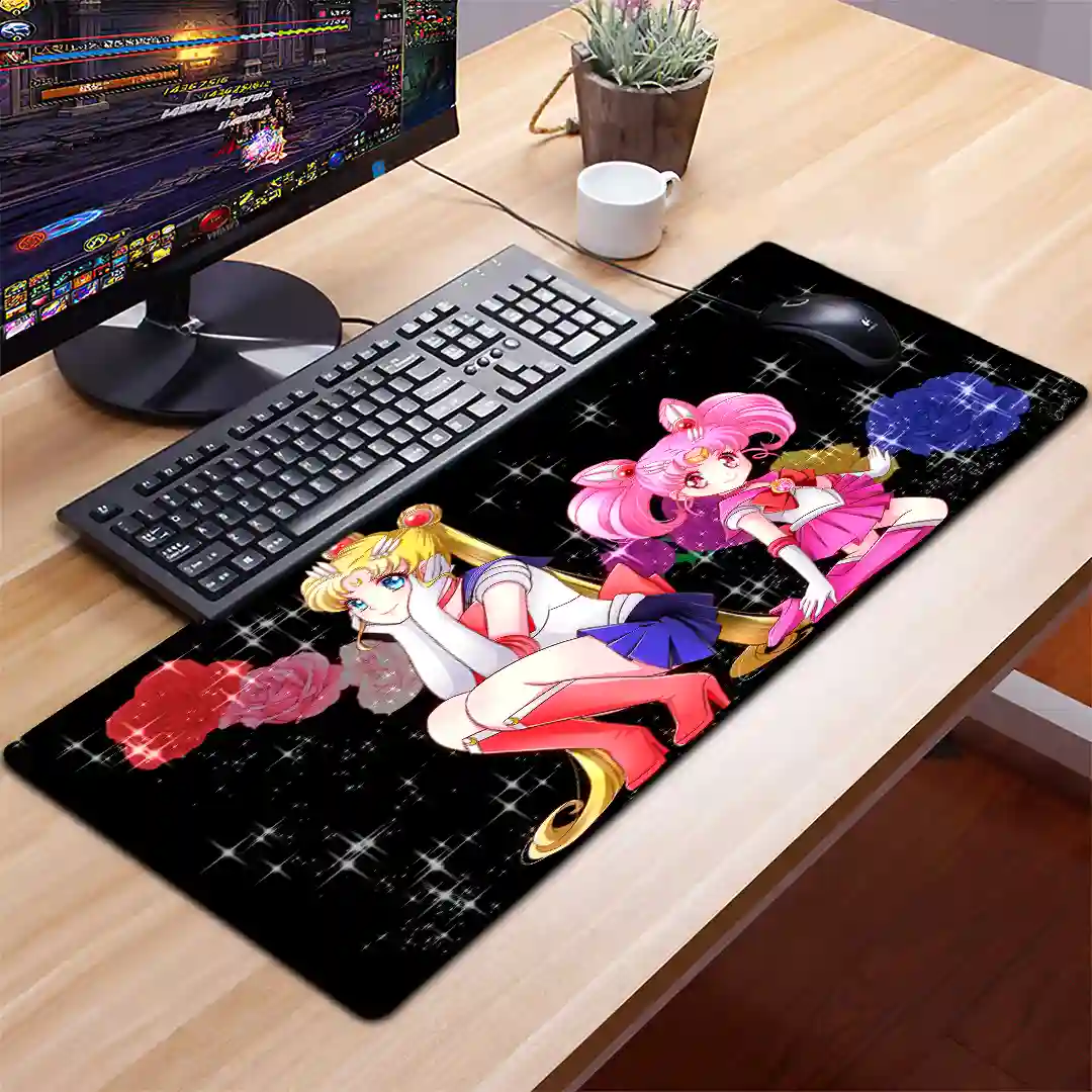 Mousepad Gamer Sailor Moon RGB/sin RGB Antideslizante 03 - Imagen 2