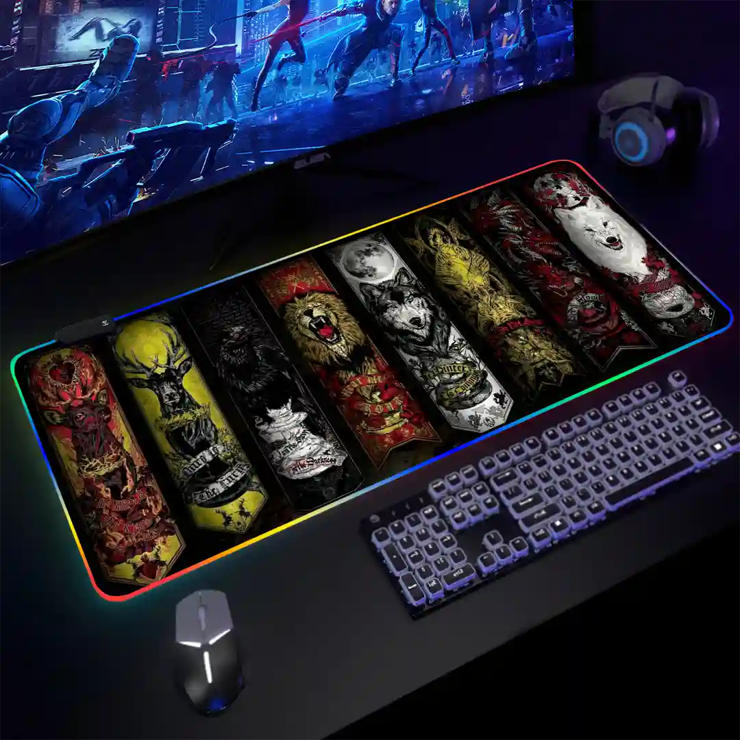 Mousepad Gamer Juego de Tronos RGB/sin RGB Antideslizante 03 - Imagen 3