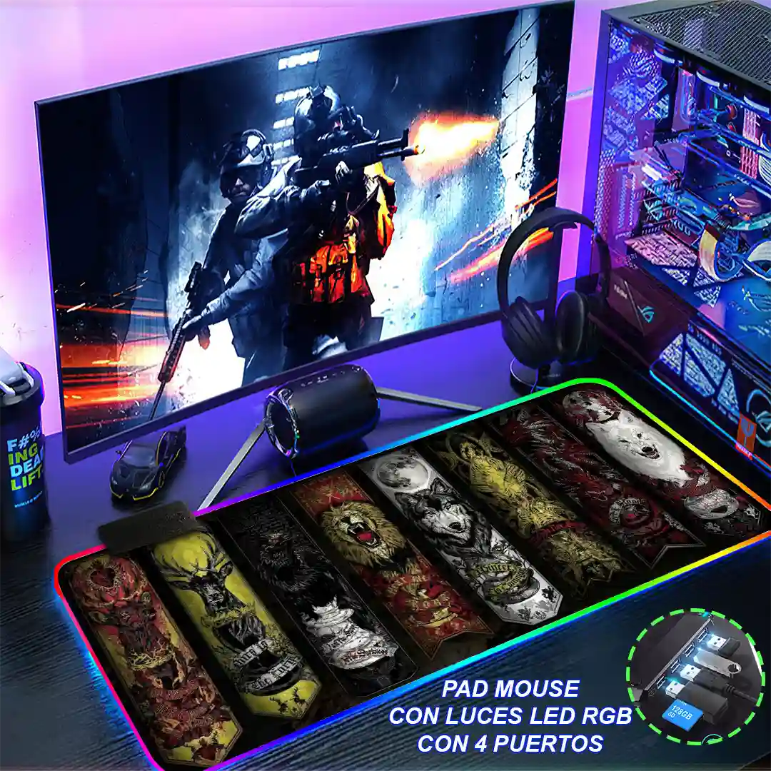 Mousepad Gamer Juego de Tronos RGB/sin RGB Antideslizante 03 - Imagen 4