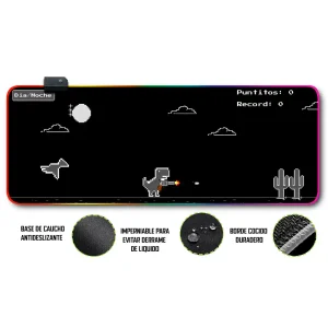 Mousepad Gamer Juego Google RGB/sin RGB Antideslizante 42
