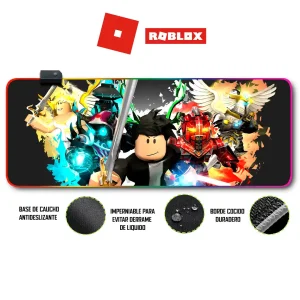 Mousepad Gamer Roblox RGB/sin RGB Antideslizante 05