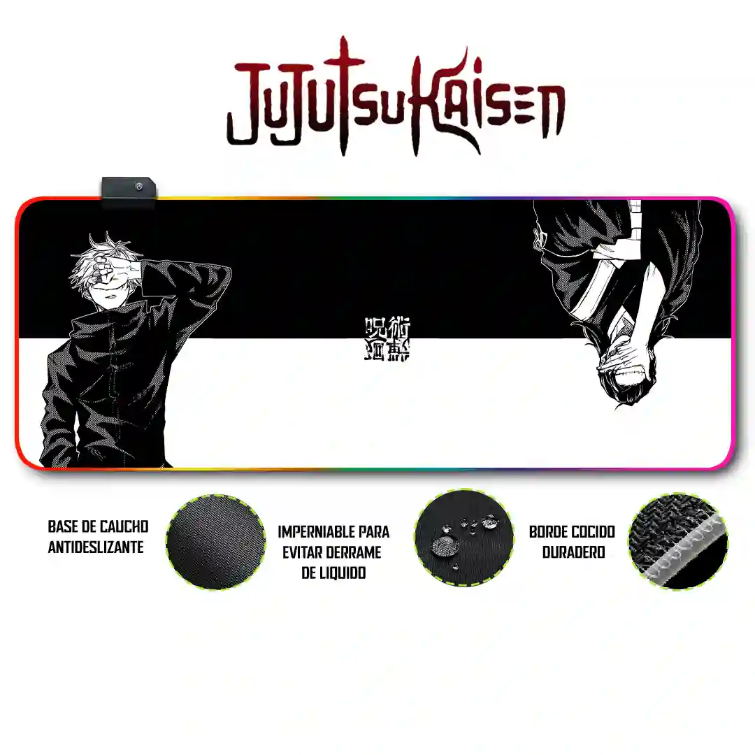 Mousepad Gamer Jujutsu Kaisen RGB/sin RGB Antideslizante 05