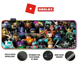 Mousepad Gamer Roblox RGB/sin RGB Antideslizante 06