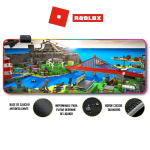 Mousepad Gamer Roblox RGB/sin RGB Antideslizante 07