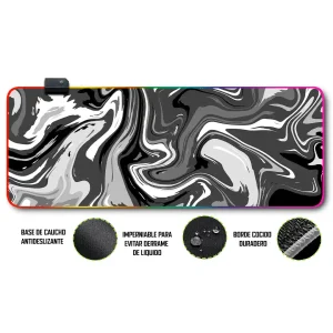 Mousepad Gamer Abstracto RGB/sin RGB Antideslizante 08