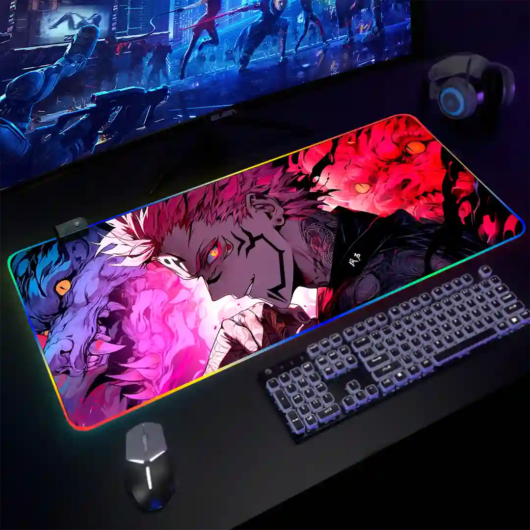 Mousepad Gamer Jujutsu Kaisen RGB/sin RGB Antideslizante 08 - Imagen 3