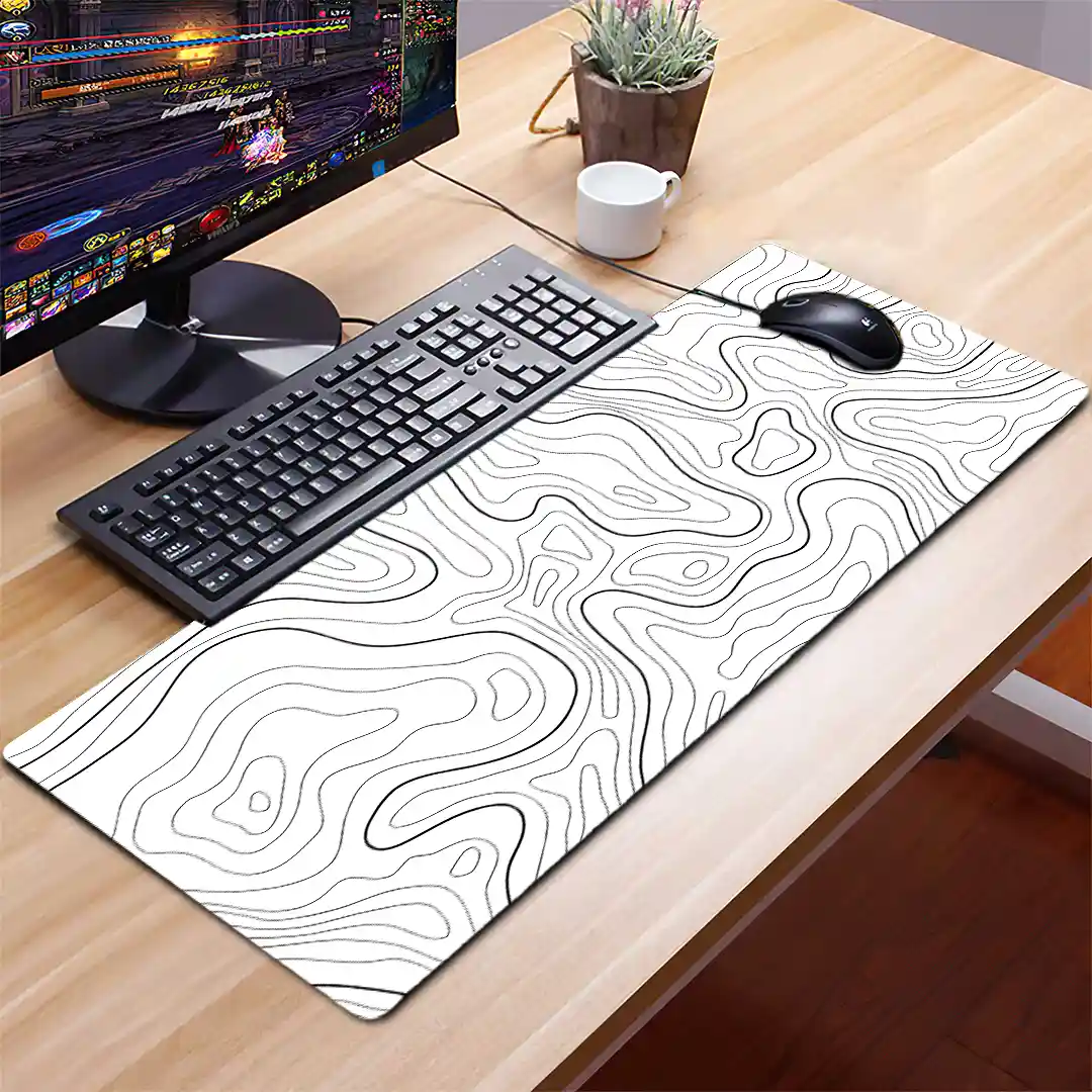 Mousepad Gamer Abstracto RGB/sin RGB Antideslizante 09 - Imagen 2