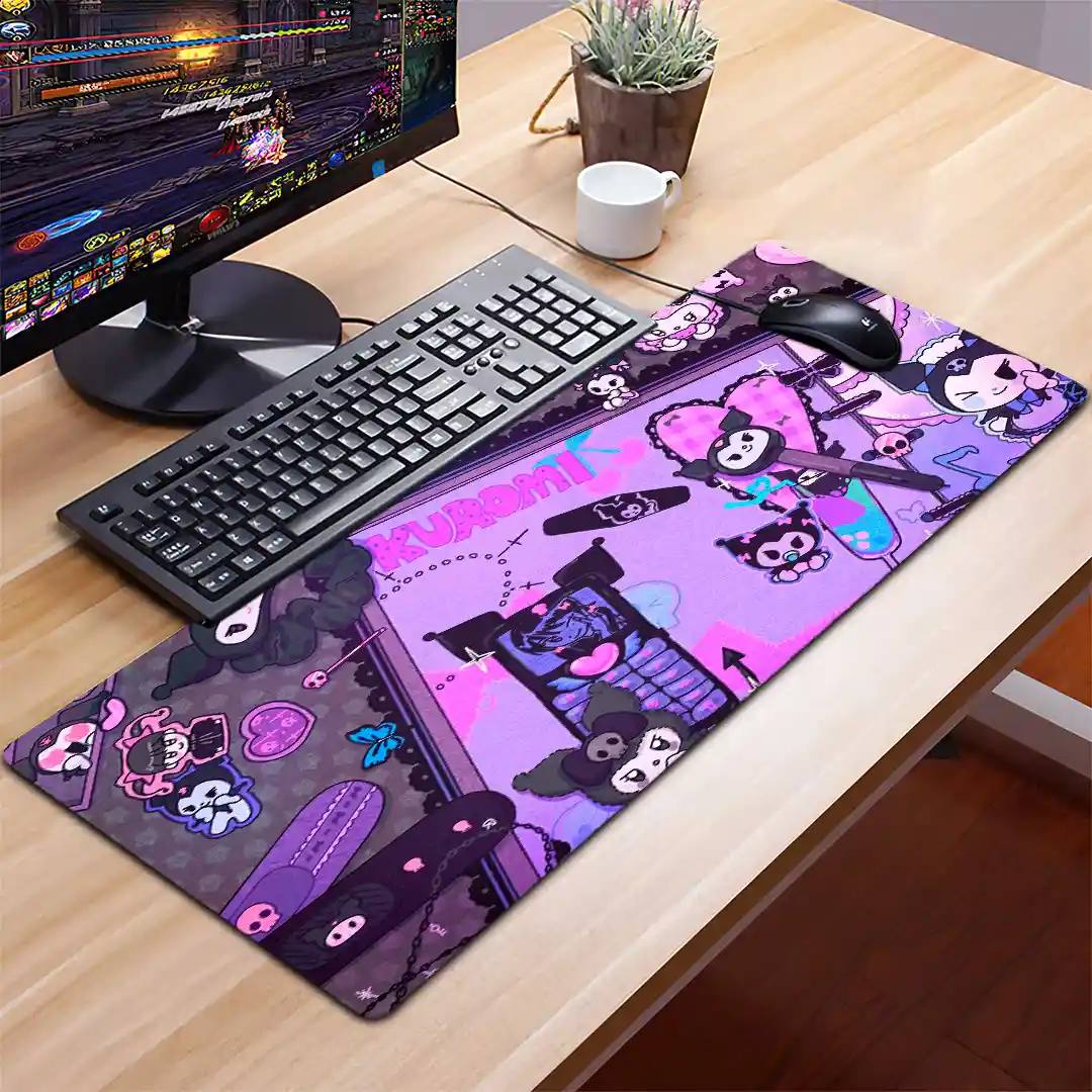 Mousepad Gamer Kuromi RGB/sin RGB Antideslizante 02 - Imagen 2