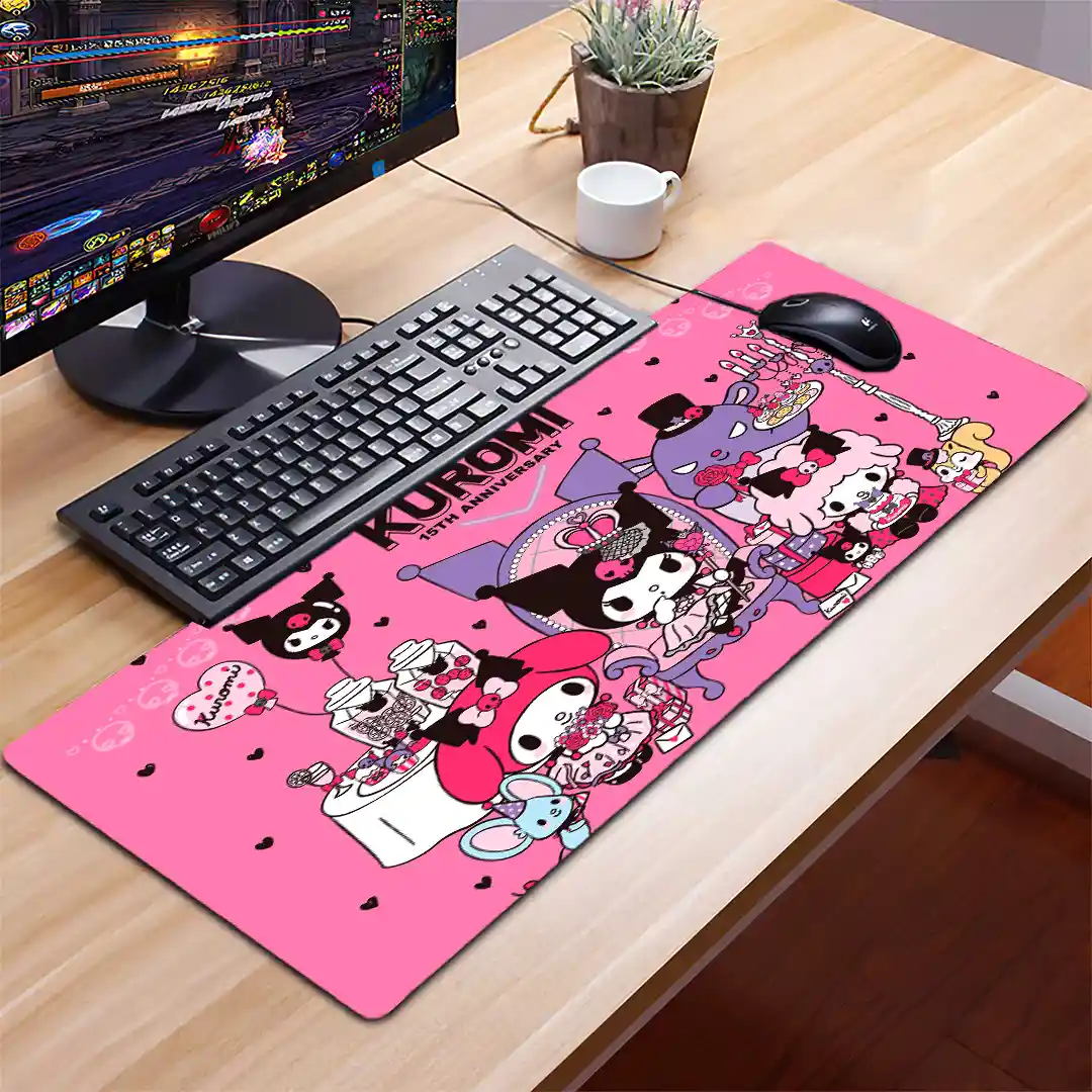Mousepad Gamer Kuromi RGB/sin RGB Antideslizante 03 - Imagen 2