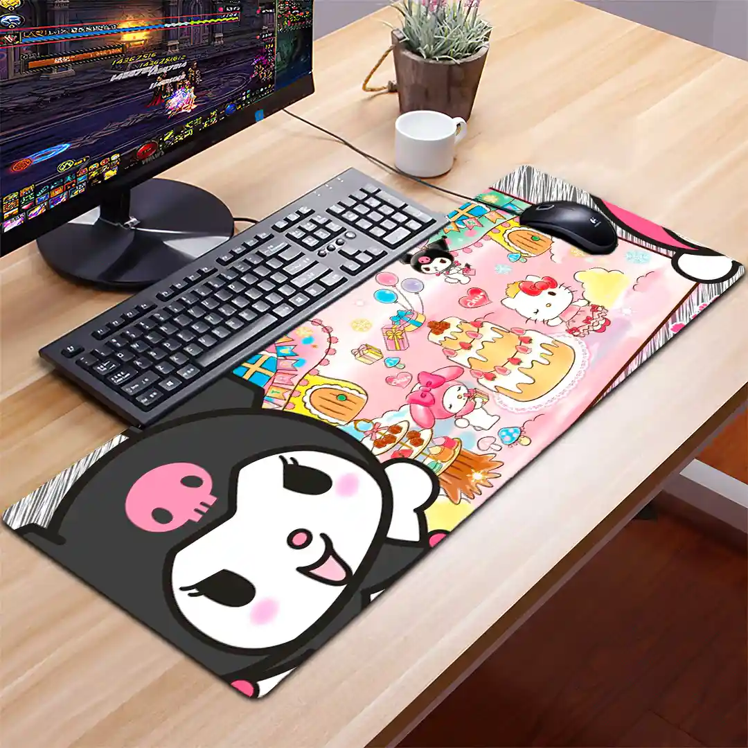 Mousepad Gamer Kuromi RGB/sin RGB Antideslizante 05 - Imagen 2