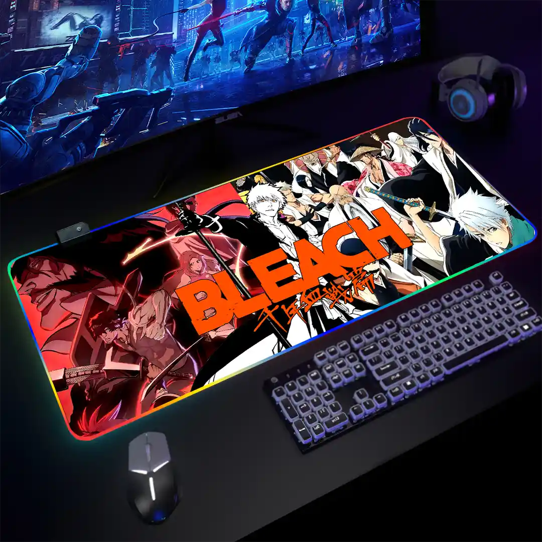 Mousepad Gamer Bleach RGB/sin RGB Antideslizante 02 - Imagen 3