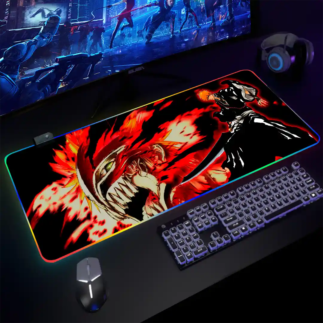 Mousepad Gamer Bleach RGB/sin RGB Antideslizante 06 - Imagen 3