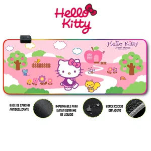 Mousepad Gamer Kitty RGB/sin RGB Antideslizante 01
