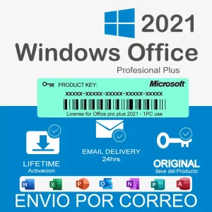 Licencia Digital Office Profesional 2021 PRO