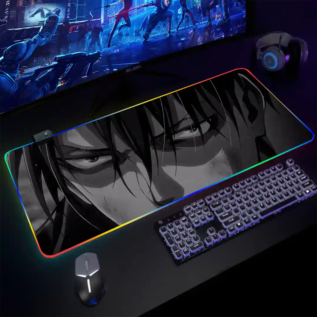 Mousepad Gamer Ataque de los Titanes RGB/sin RGB Antideslizante 12 - Imagen 3