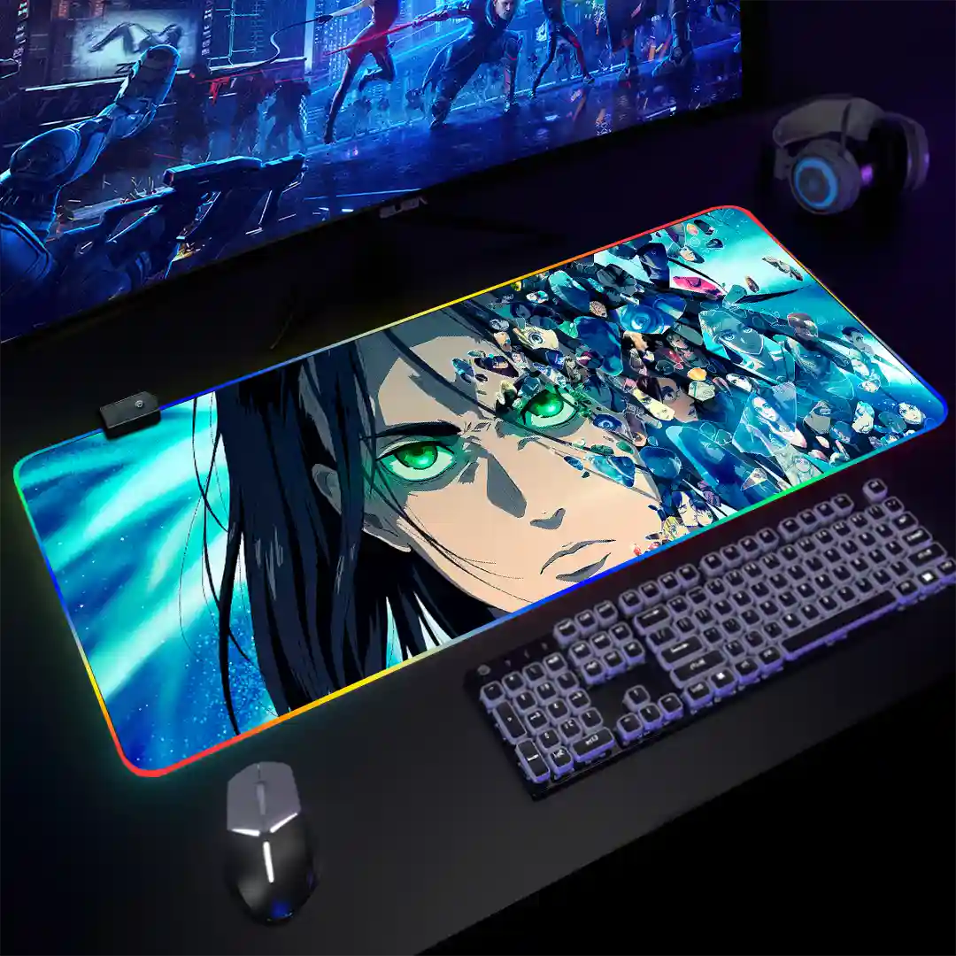 Mousepad Gamer Ataque de los Titanes RGB/sin RGB Antideslizante 14 - Imagen 3