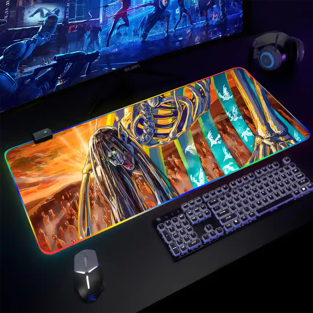Mousepad Gamer Ataque de los Titanes RGB/sin RGB Antideslizante 15 - Imagen 3