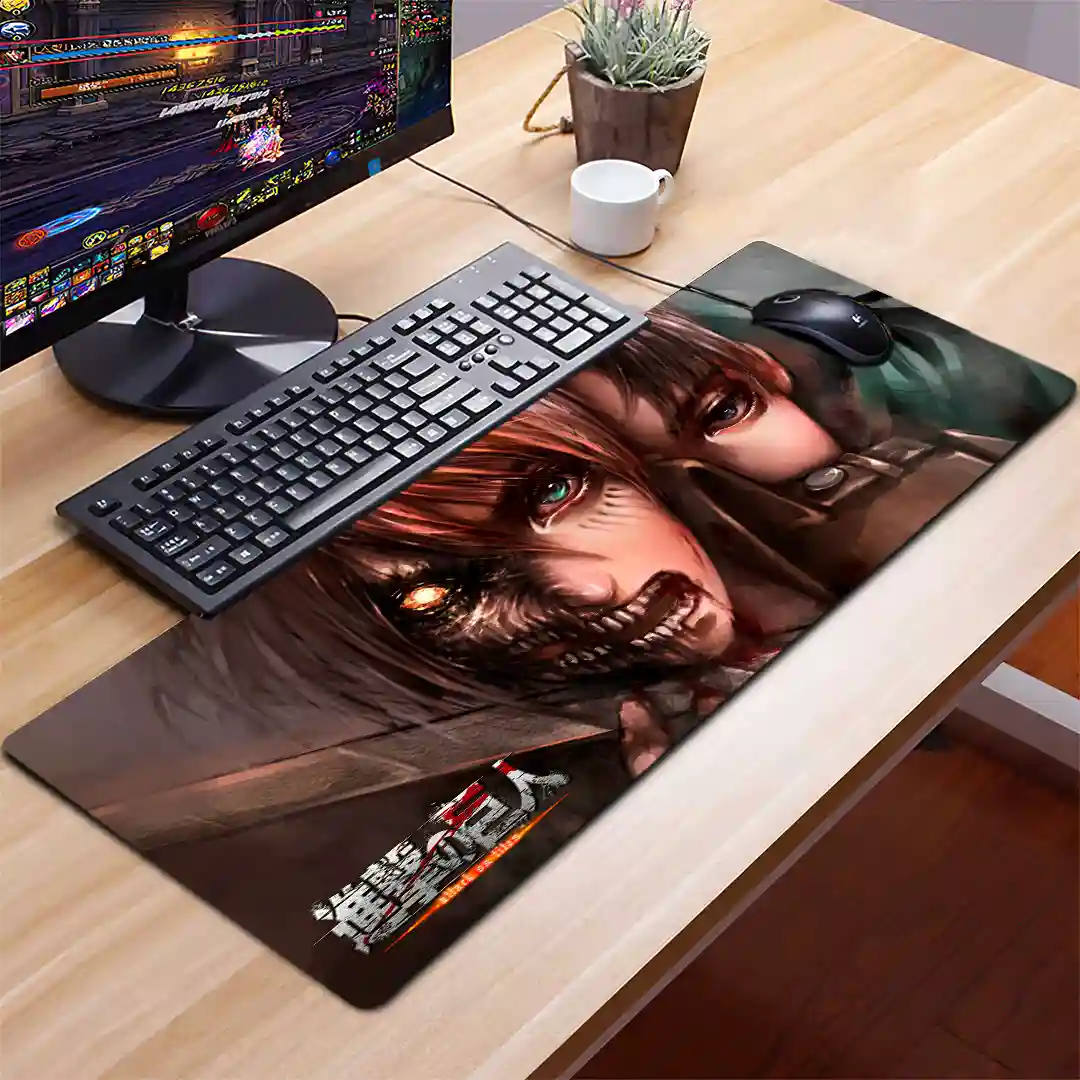 Mousepad Gamer Ataque de los Titanes RGB/sin RGB Antideslizante 04 - Imagen 2