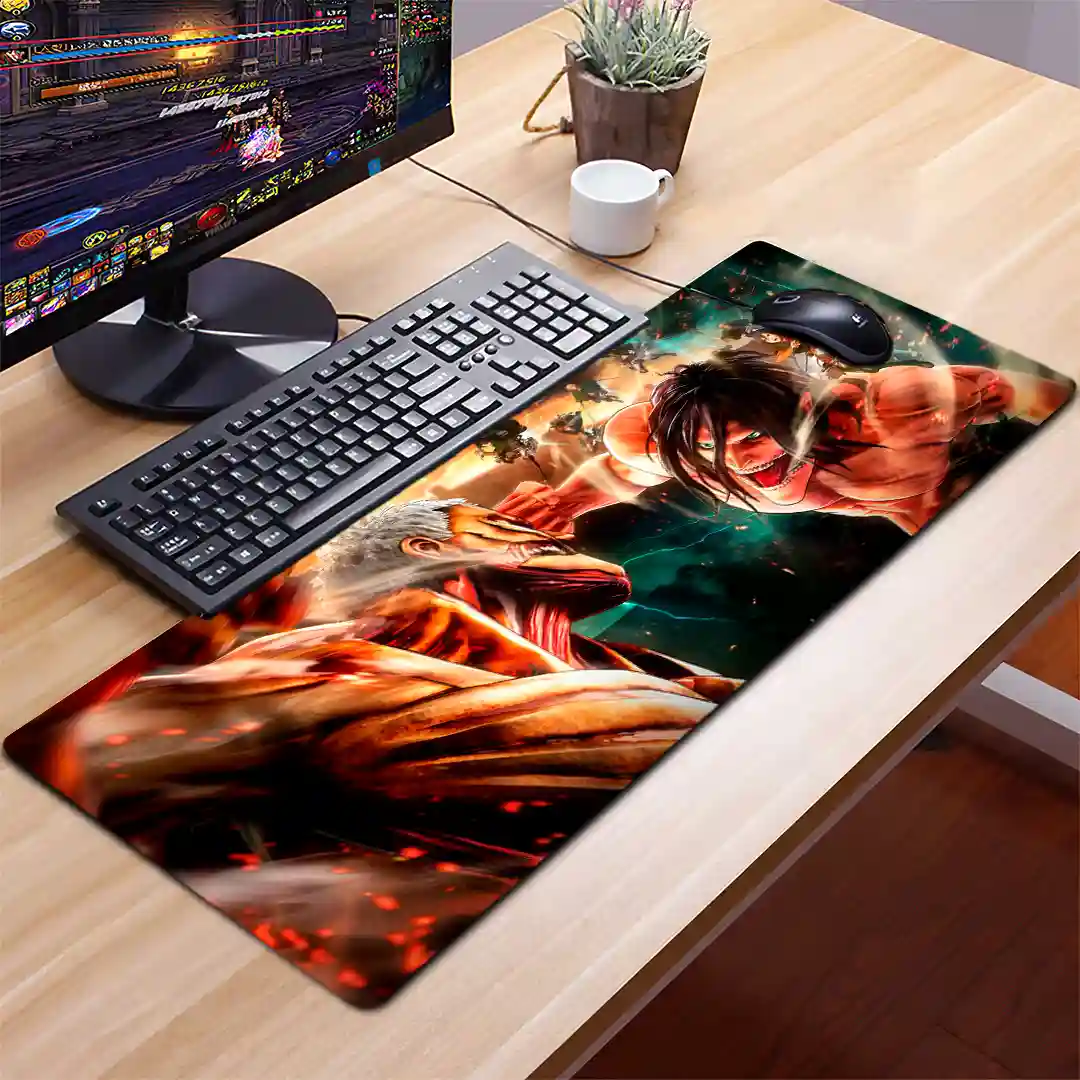 Mousepad Gamer Ataque de los Titanes RGB/sin RGB Antideslizante 05 - Imagen 2