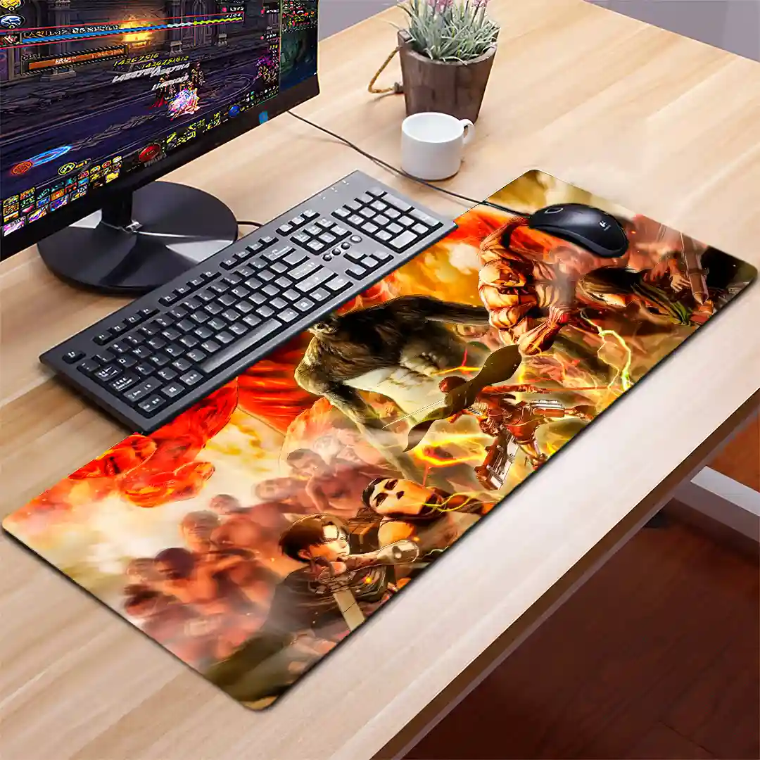 Mousepad Gamer Ataque de los Titanes RGB/sin RGB Antideslizante 06 - Imagen 2