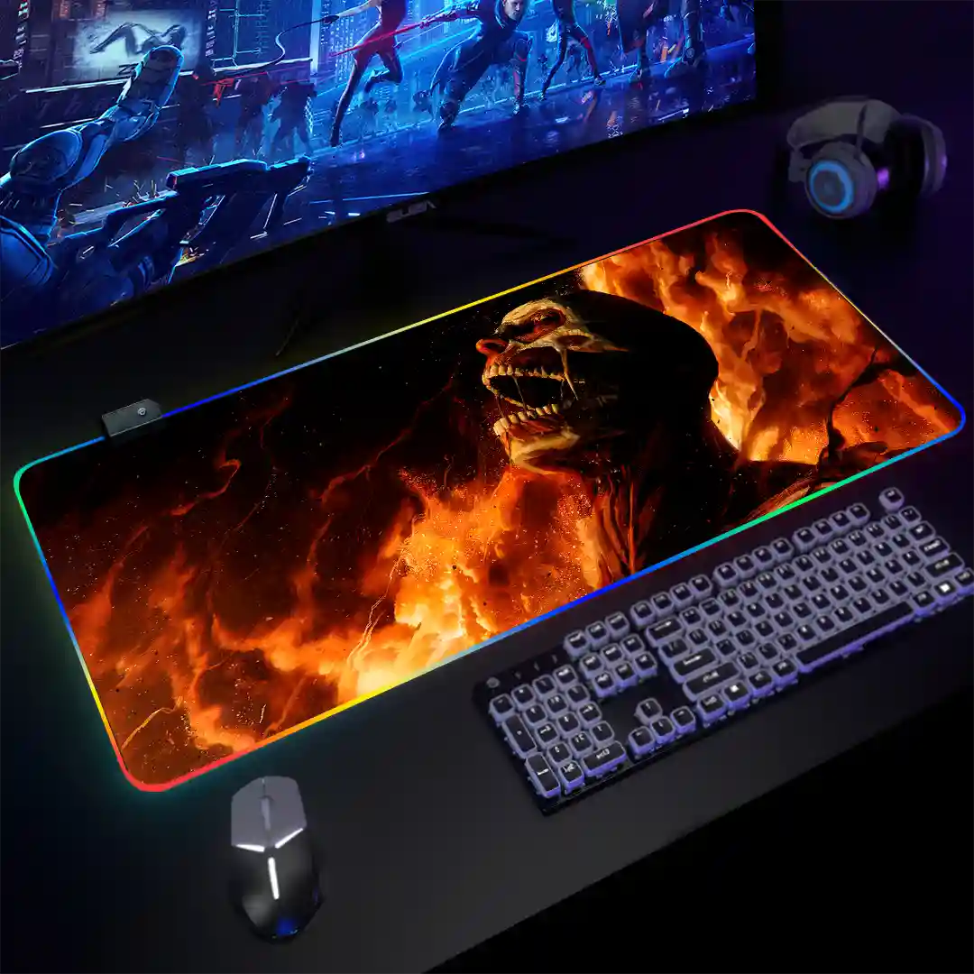 Mousepad Gamer Ataque de los Titanes RGB/sin RGB Antideslizante 07 - Imagen 3