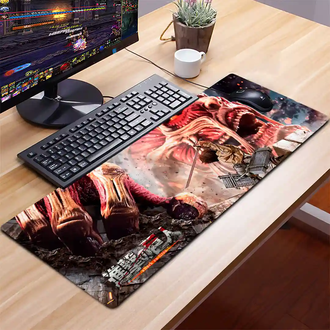 Mousepad Gamer Ataque de los Titanes RGB/sin RGB Antideslizante 08 - Imagen 2